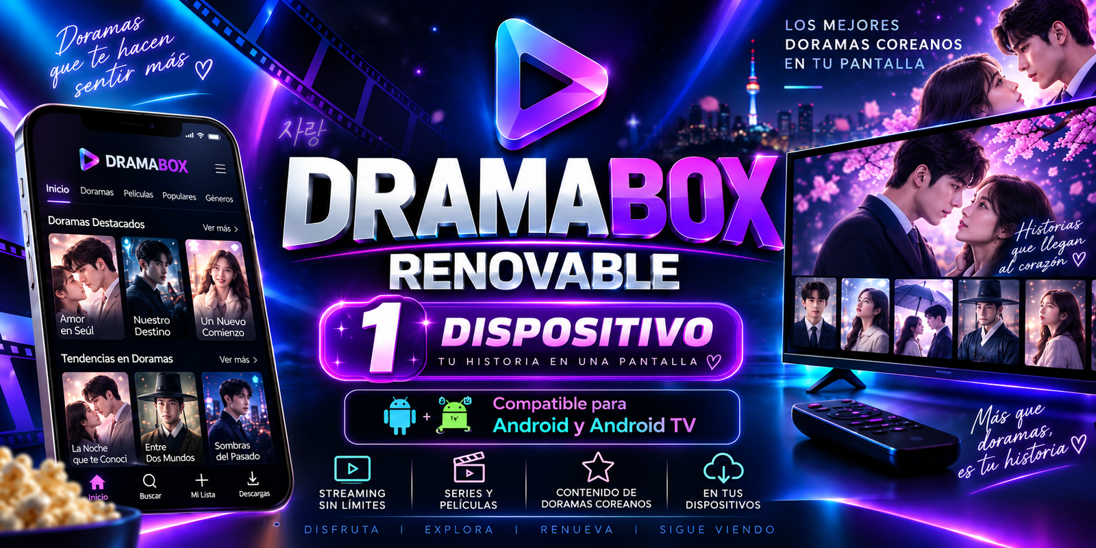 DRAMA BOX COMPLETO X1 DISPOSITIVO - 30 DIAS